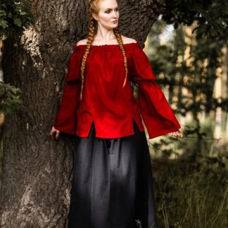 Chemisier médiéval classique Emma - rouge