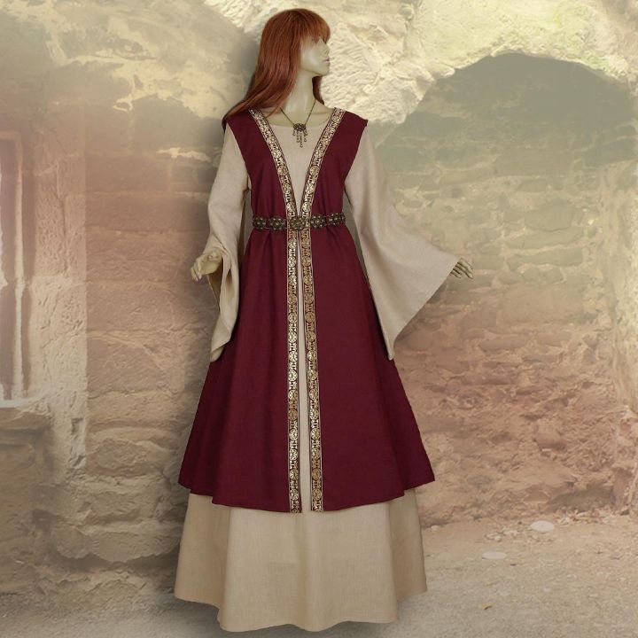 Ensemble Alma en sable et rouge