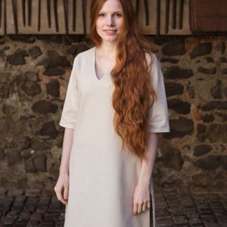 Tunique Lagertha en blanc-écru