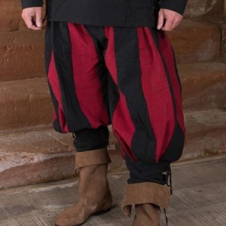 Pantalon lansquenet rouge/noir