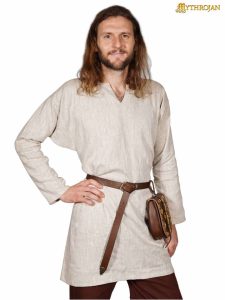Tunique viking en lin Erik naturel