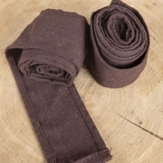 Bandes à enrouler en tissu épais marron (250 cm)