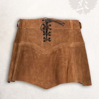 Jupe Nuala en daim marron