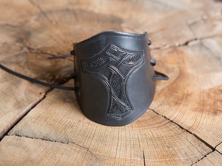 Brassard en cuir Marteau de thor – Image 3