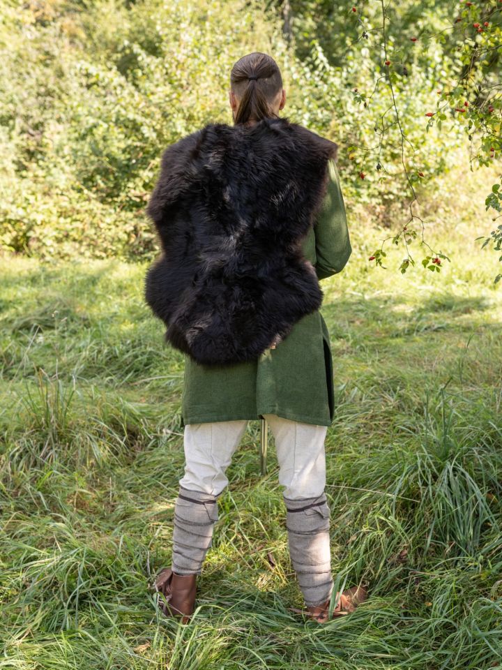 Capelet en fourrure marron – Image 2