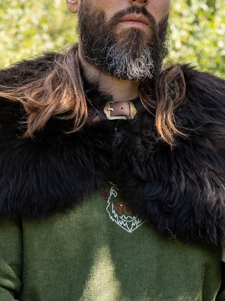 Capelet en fourrure marron – Image 3