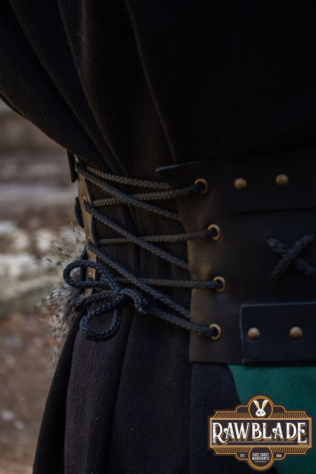 Ceinture en cuir avec pochette – Image 3