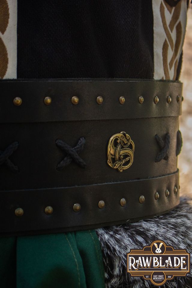 Ceinture en cuir avec pochette – Image 5