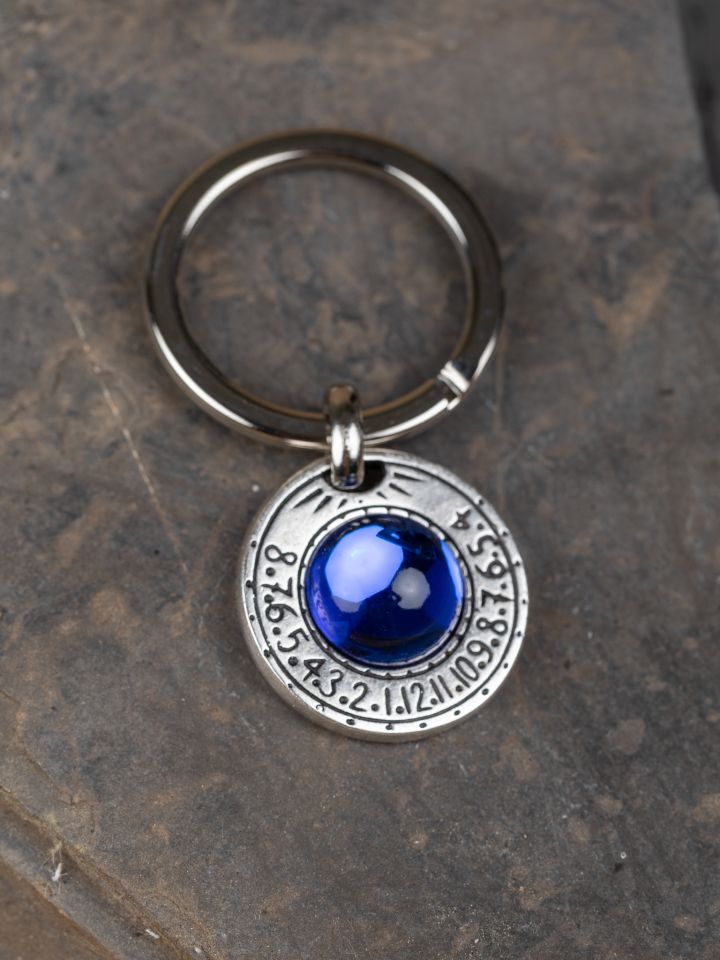 Porte-clés Saturne bleu saphir – Image 2