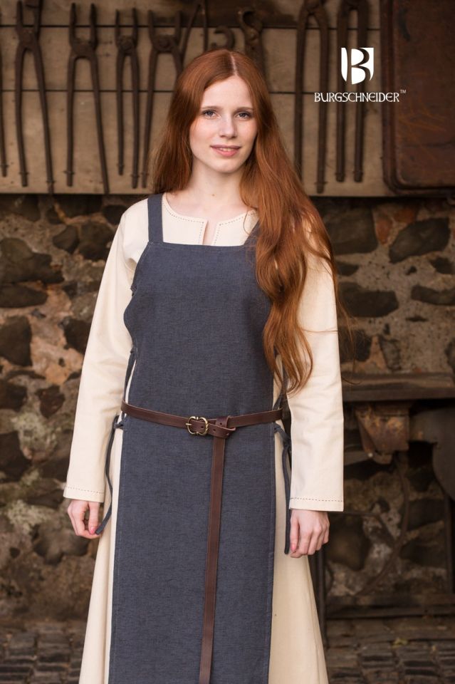 Robe tablier Gyda en gris – Image 3