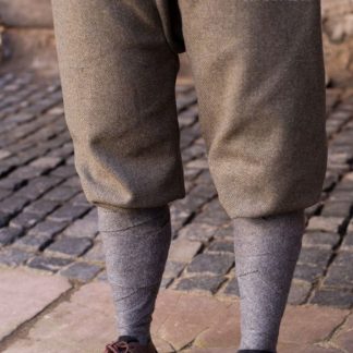 Pantalon féminin Tilda chiné vert et gris