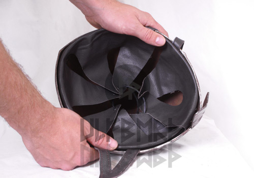 Habillage intérieur de casque, en cuir – Image 2