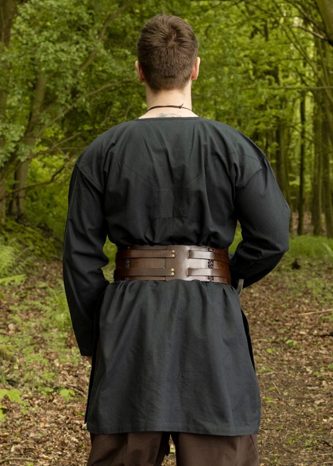 Reproduction Tunique Viking Viborg, en bleu foncé – Image 4