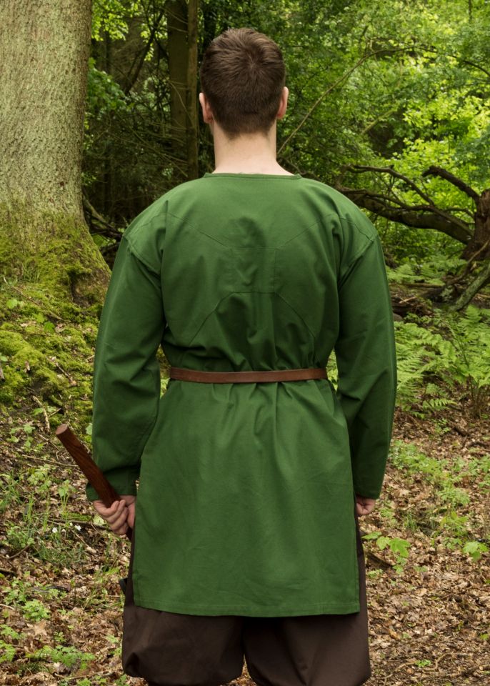 Reproduction Tunique Viking Viborg, en vert – Image 4