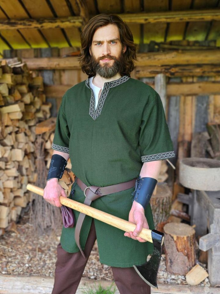 Tunique viking classique Arvid vert