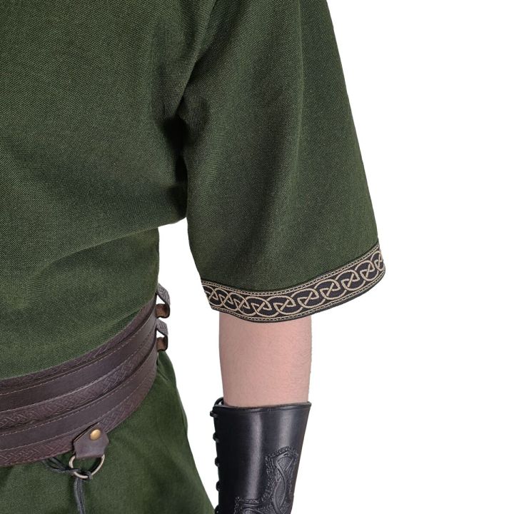 Tunique viking classique Arvid vert – Image 3