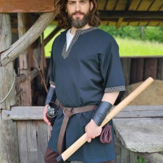Tunique viking classique Arvid bleue