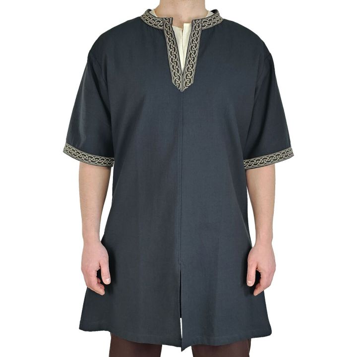 Tunique viking classique Arvid bleue – Image 2