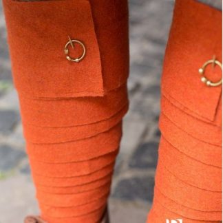 Bandes à enrouler Aki en feutre orange