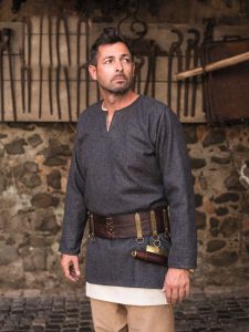 Tunique en laine Lodin en gris foncé