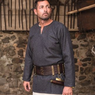 Tunique en laine Lodin en gris foncé